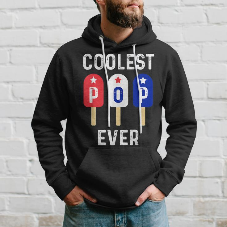 Coolest Pop Ever Popsicle Men Best Dad Ever Cool Fathers Day Hoodie Gifts for Him