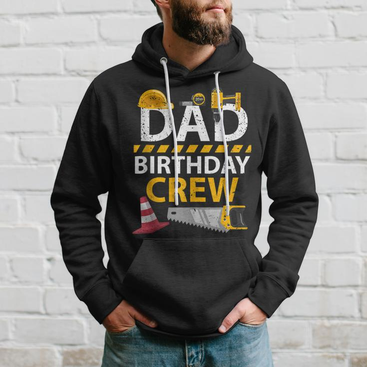 Dad Birthday Crew Construction Birthday Party Supplies Hoodie Gifts for Him