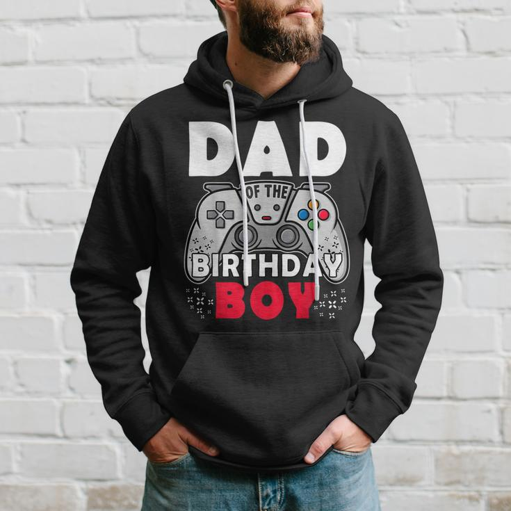 Dad Of Birthday Boy Time To Level Up Video Game Birthday Hoodie Gifts for Him