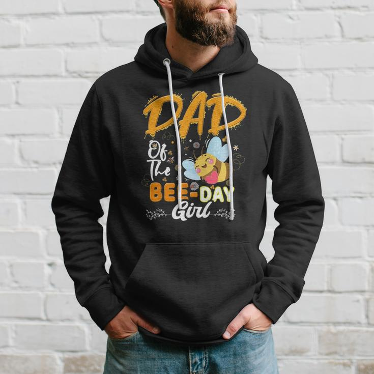 Dad Of The Bee Day Girl Hive Party Matching Birthday Hoodie Gifts for Him