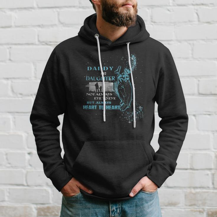 Daddy And Daughter Not Always Eye To Eye But Always Heart To Heart Hoodie Gifts for Him