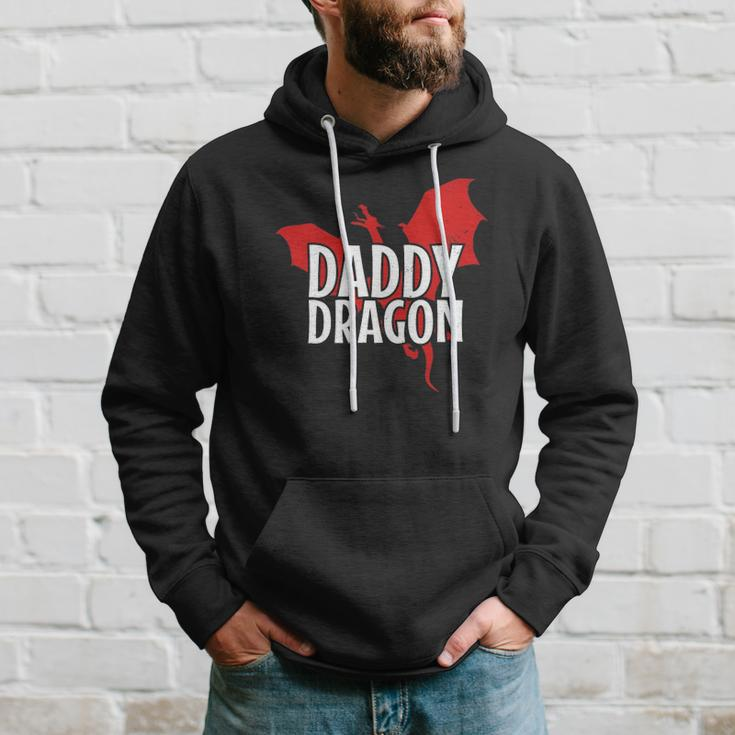 Daddy Dragon Mythical Legendary Creature Fathers Day Dad Hoodie Gifts for Him