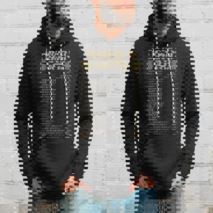 Dickson Name Gift Dickson Facts Hoodie Gifts for Him
