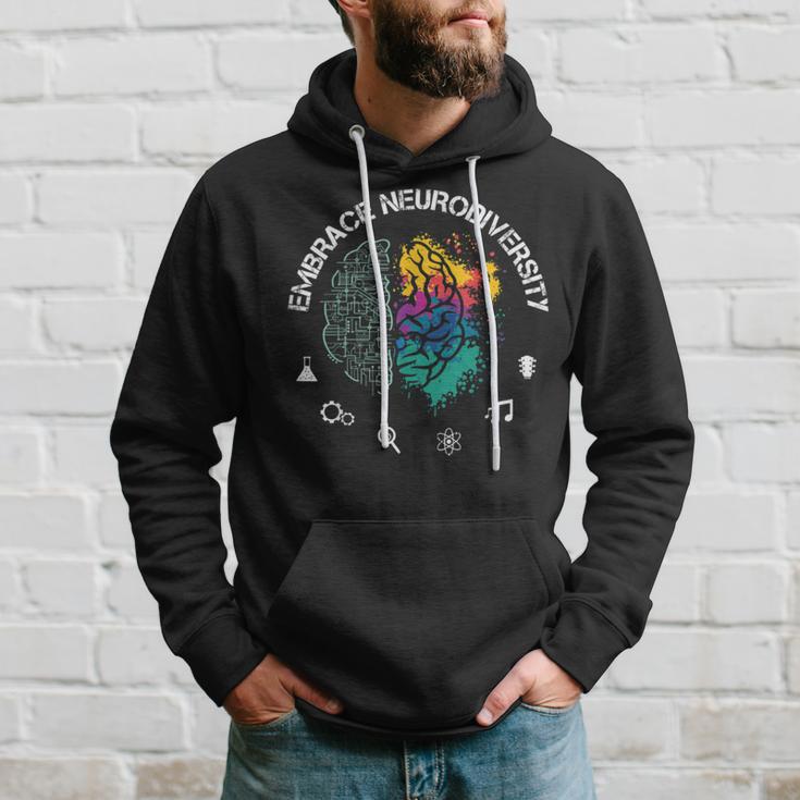 Embrace Neurodiversity Funny Hoodie Gifts for Him