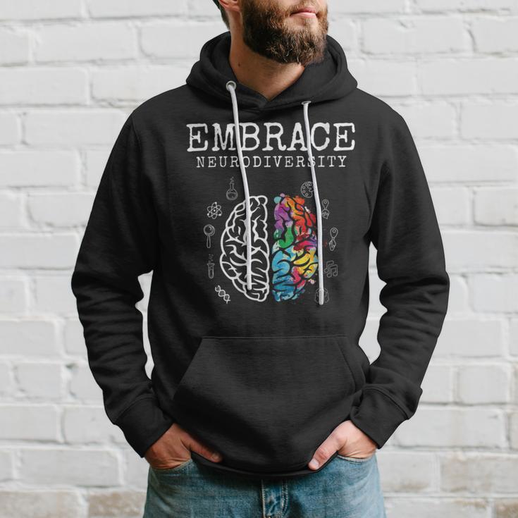 Embrace Neurodiversity Funny V2 Hoodie Gifts for Him