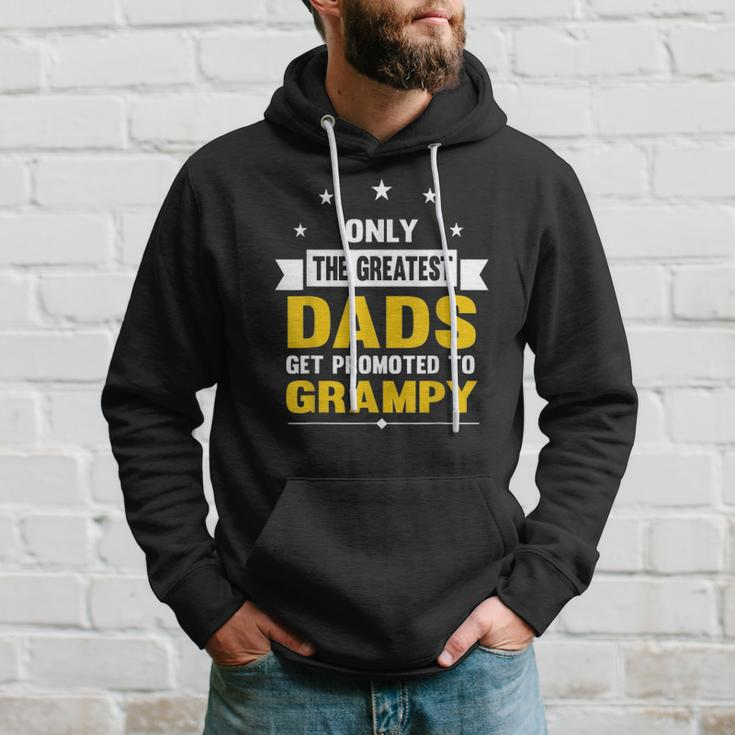 Family 365 The Greatest Dads Get Promoted To Grampy Grandpa Hoodie Gifts for Him