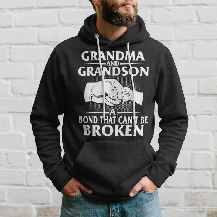 Father Grandpa Grandma And Grandson Bond That Cant Be Broken Family Dad Hoodie Gifts for Him
