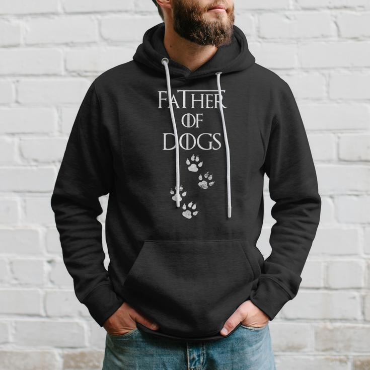 Father Of Dogs Paw Prints Hoodie Gifts for Him