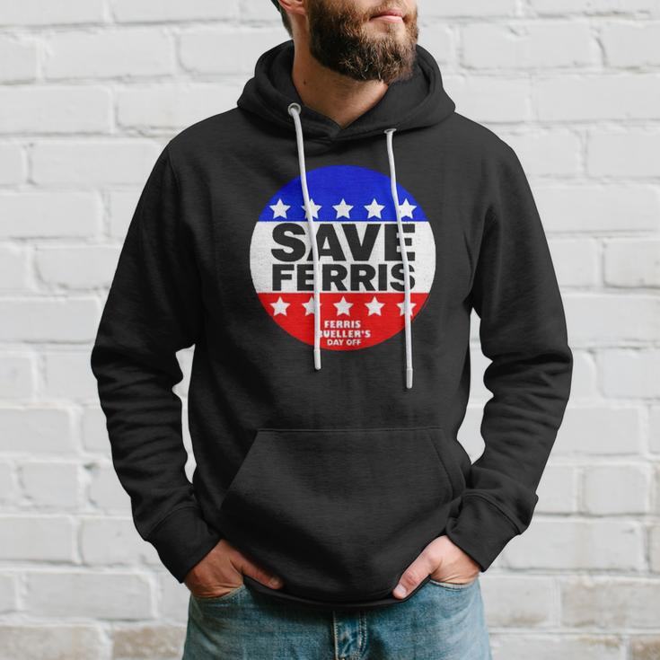 Ferris Buellers Day Off Save Ferris Badge Hoodie Gifts for Him