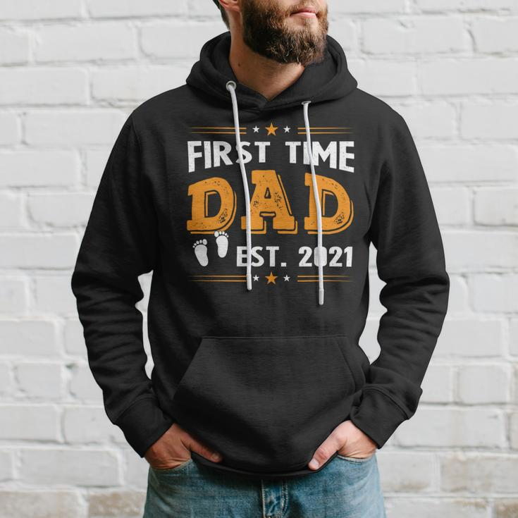 First Time Dad Est 2021 Hoodie Gifts for Him
