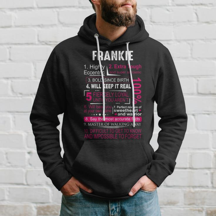 Frankie Name Gift Frankie Name Hoodie Gifts for Him