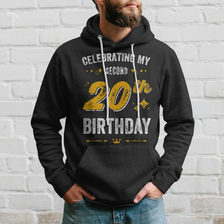 Funny 40Th Birthday Celebrating My Second 20Th Birthday Hoodie Gifts for Him