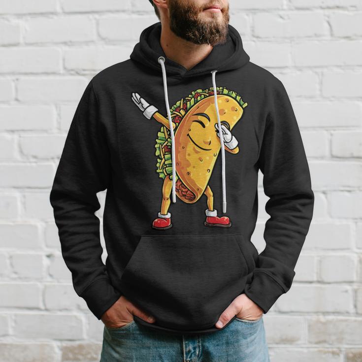 Funny Dabbing Taco Cinco De May Mexican Food V5 Hoodie Gifts for Him