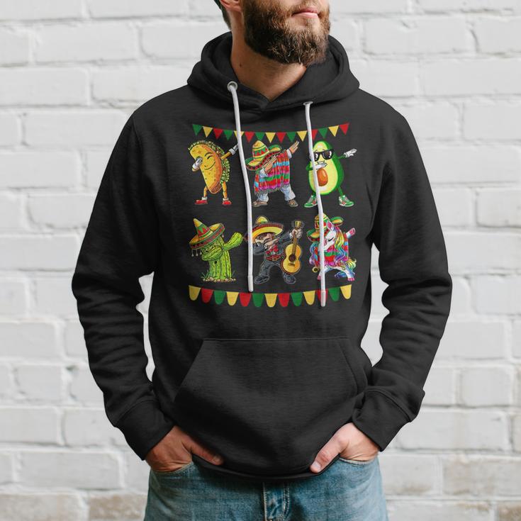 Funny Dabbing Taco Cinco De May Mexican Food V6 Hoodie Gifts for Him