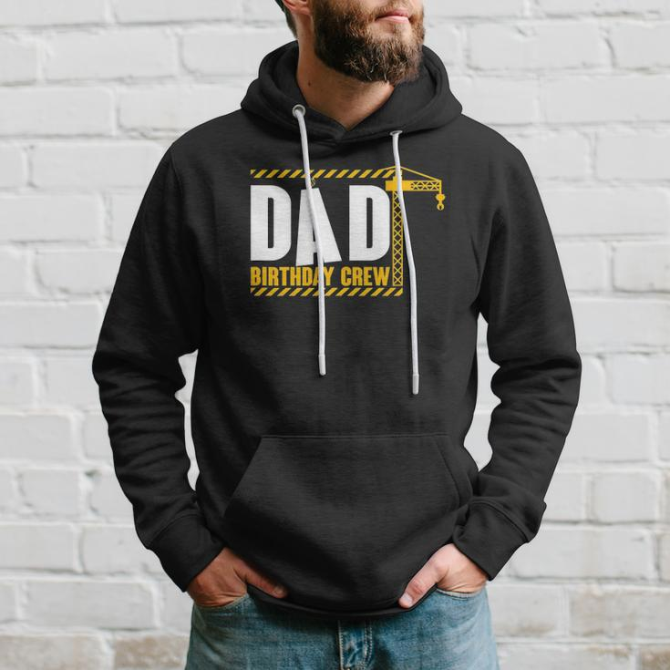 Funny Dad Birthday Crew Construction Birthday Party Hoodie Gifts for Him