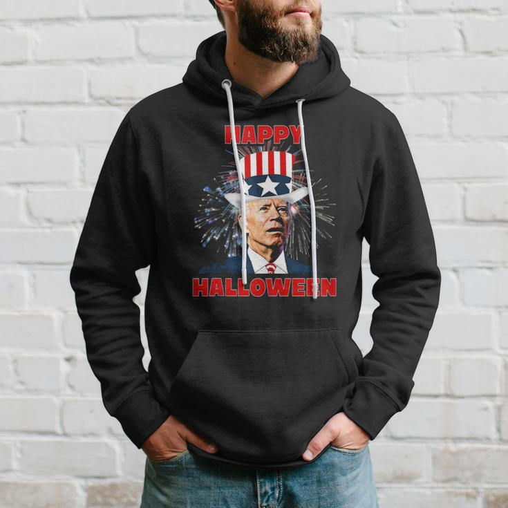 Funny Joe Biden Happy Halloween For Fourth Of July Hoodie Gifts for Him