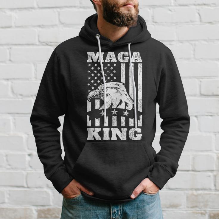 Funny Maga King Trump Supporter Gift Maga King Hoodie Gifts for Him