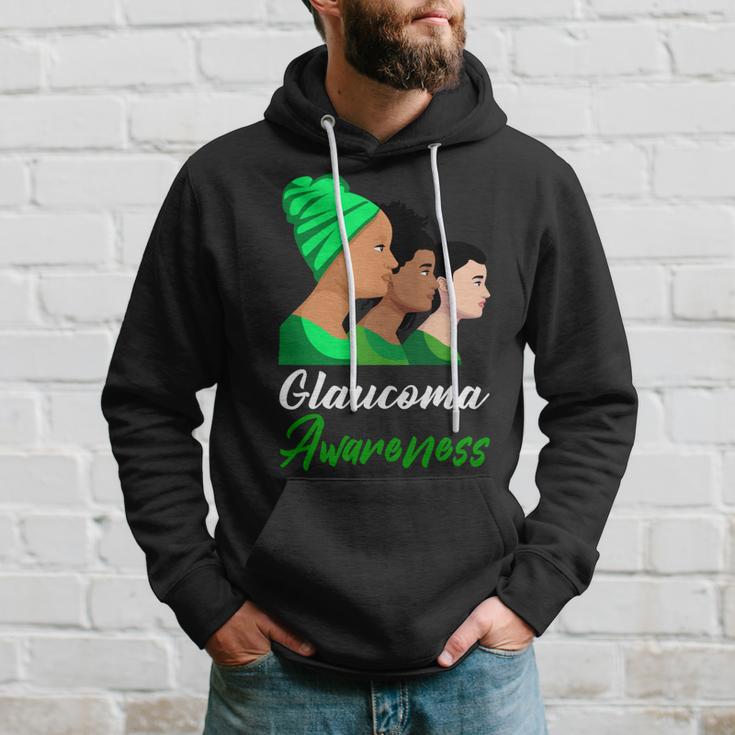 Glaucoma Awareness Green Women Glaucoma Glaucoma Awareness Hoodie Gifts for Him