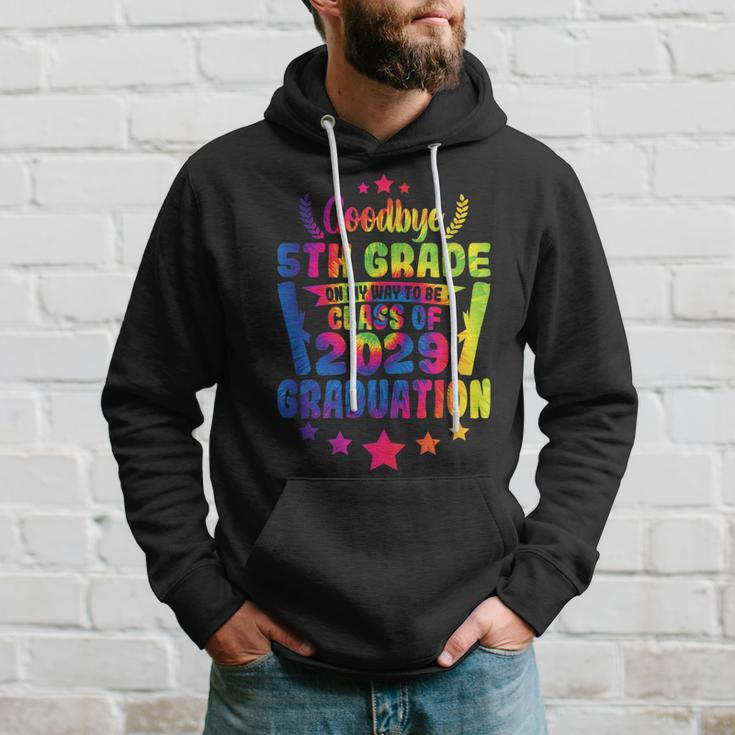 Goodbye 5Th Grade Class Of 2029 Graduate 5Th Grade Tie Dye Hoodie Gifts for Him