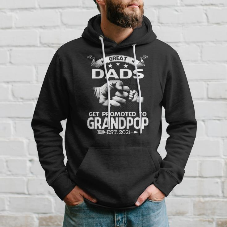Great Dads Get Promoted To Grandpop Est 2021 Ver2 Hoodie Gifts for Him
