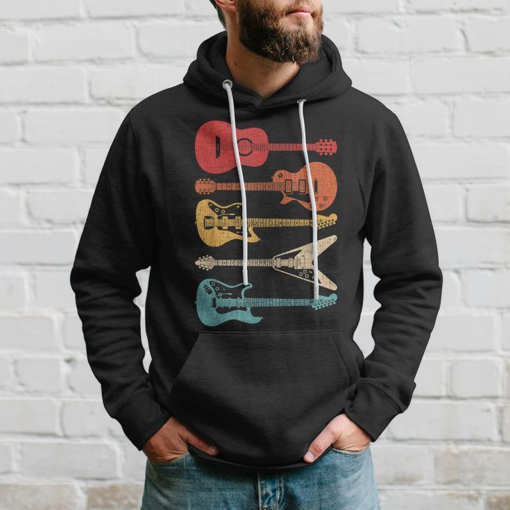 Guitar Lover Retro Style Gift For Guitarist Hoodie Gifts for Him