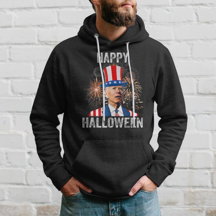 Halloween Funny Happy 4Th Of July Anti Joe Biden Hoodie Gifts for Him