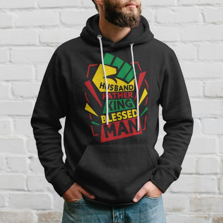 Husband Father King Shirt Blessed Man Black Pride Dad Hoodie Gifts for Him
