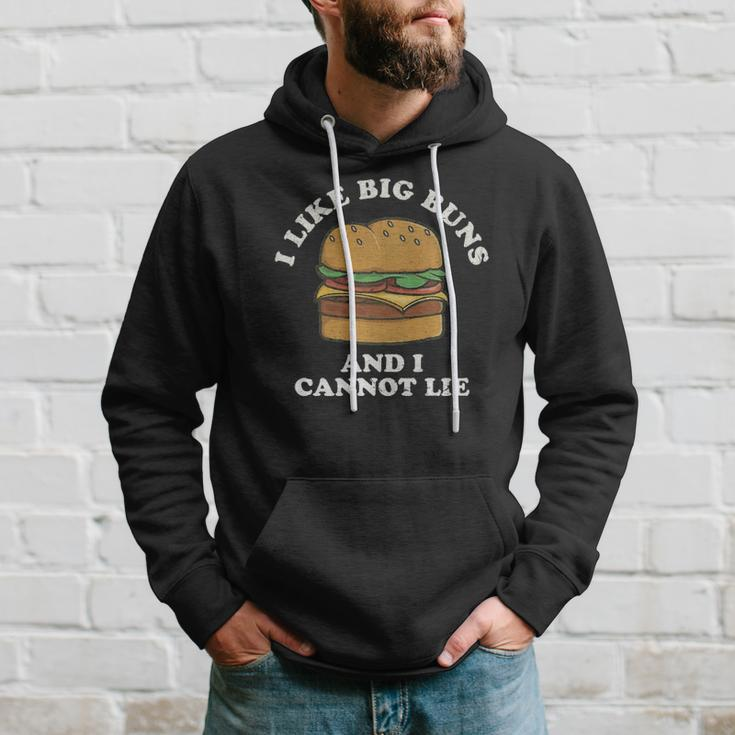 I Like Big Buns And I Cannot Lie Hamburger Food Humor Hoodie Gifts for Him
