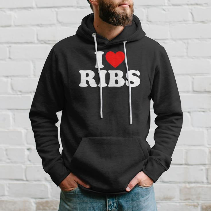 I Love Ribs I Heart Ribs Food Lover Hoodie Gifts for Him