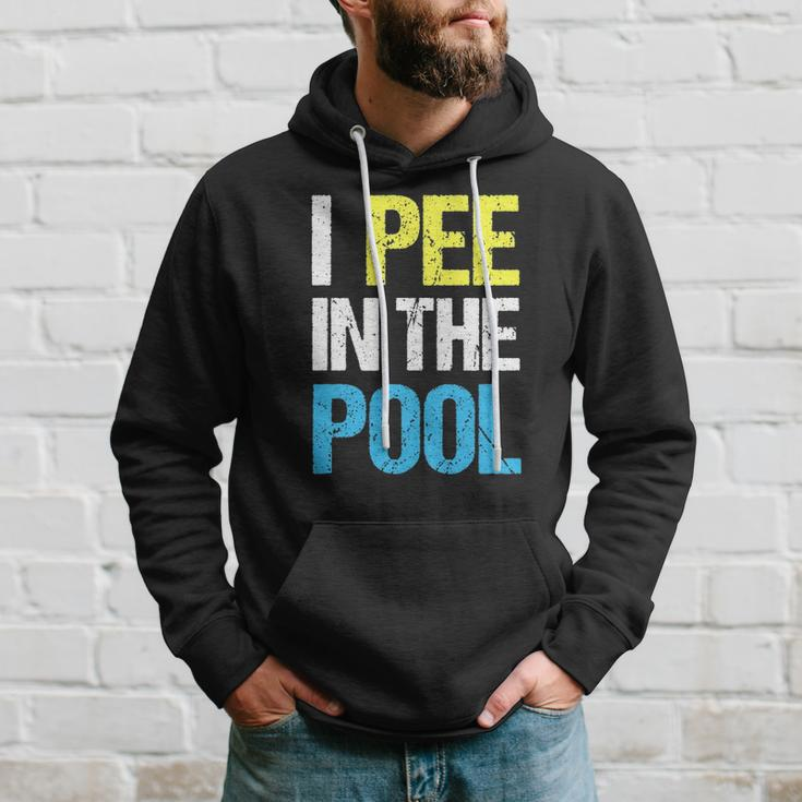 I Pee In The Pool Funny Summer Hoodie Gifts for Him