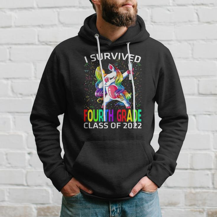I Survived Fourth Grade Class Of 2022 Graduate Unicorn Hoodie Gifts for Him