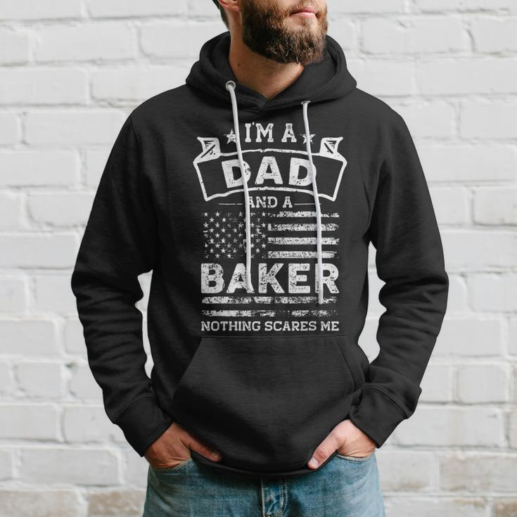 Im A Dad And Baker Funny Fathers Day & 4Th Of July Hoodie Gifts for Him