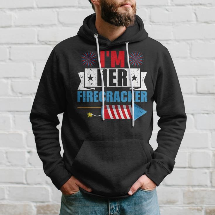 Im Her Firecracker 4Th Of July Matching Couple For Her Hoodie Gifts for Him