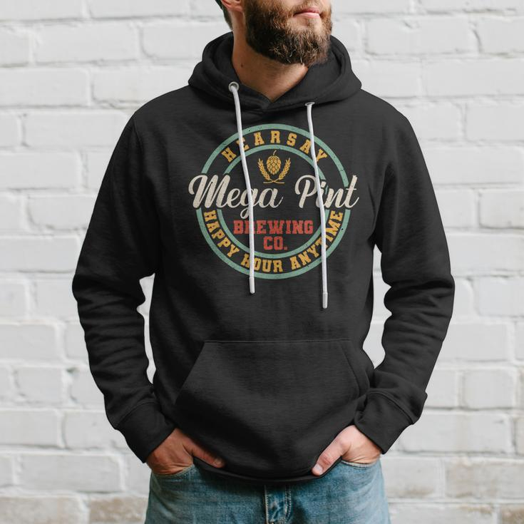 Is That Hearsay Mega Pint Brewing Happy Hour Anytime Vintge Hoodie Gifts for Him