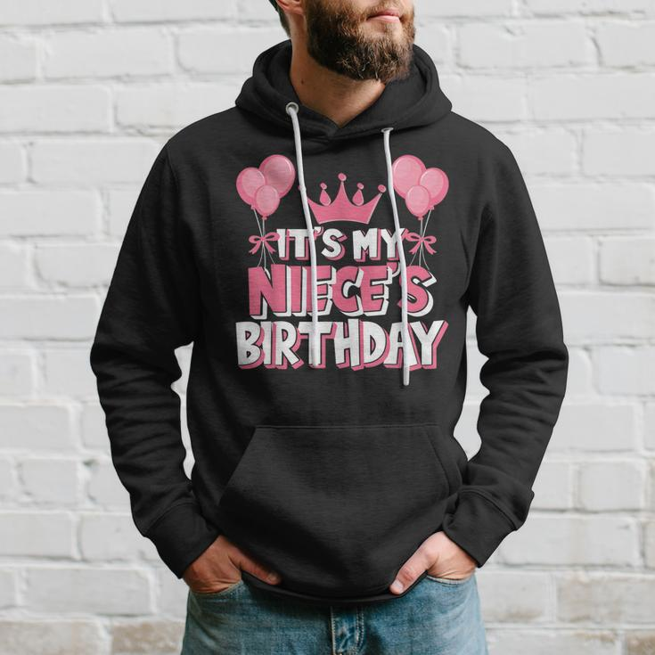 Its My Nieces Birthday Celebration Hoodie Gifts for Him