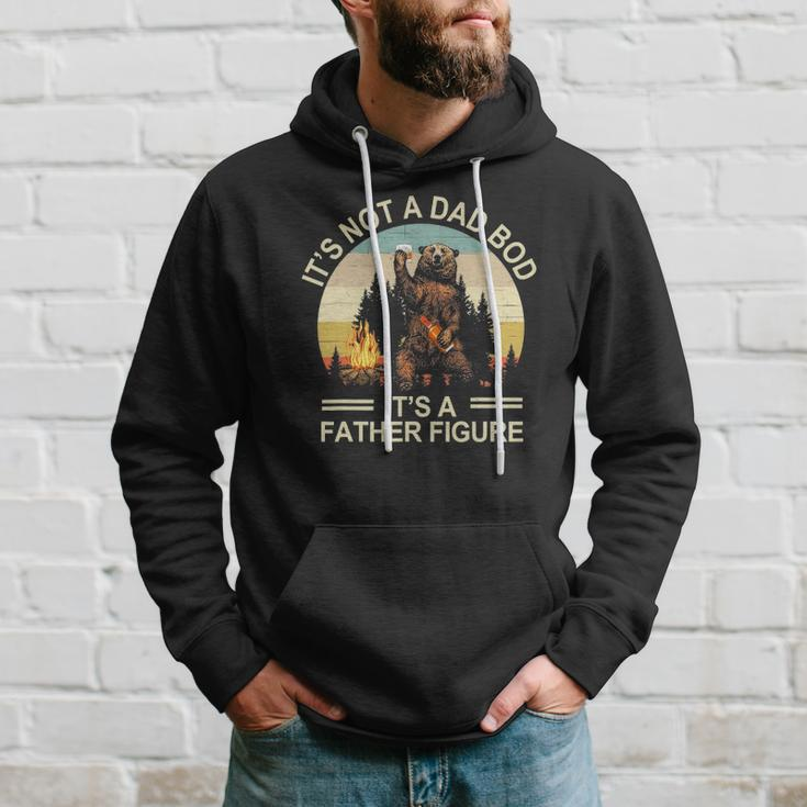 Its Not A Dad Bod Its Father Figure Bourbon Bear Drink Hoodie Gifts for Him
