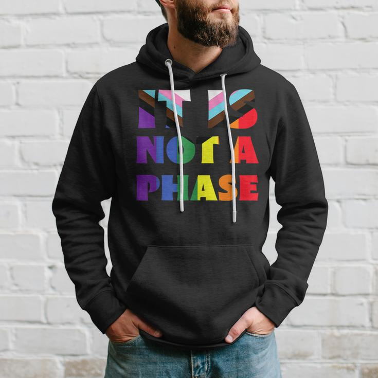Its Not A Phase Lgbtqia Rainbow Flag Gay Pride Ally Hoodie Gifts for Him