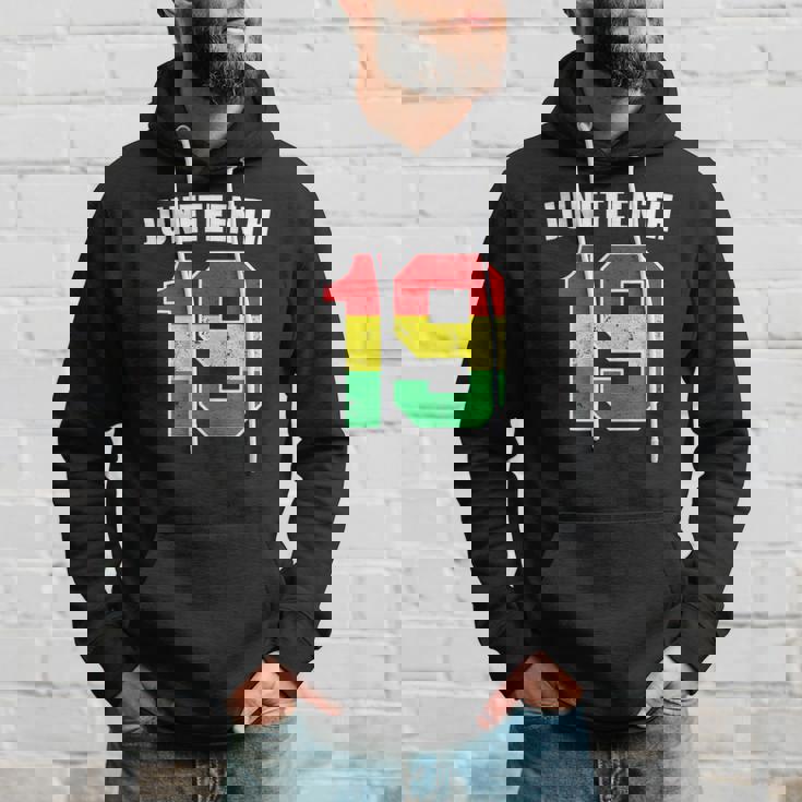 Juneteenth 19 Jersey Black American Freedom Juneteenth Hoodie Gifts for Him