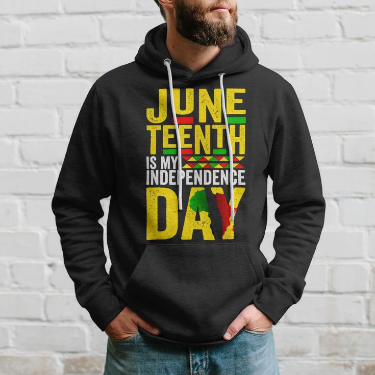 Juneteenth Is My Independence Day 1865 African American Hoodie Gifts for Him