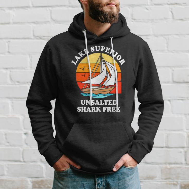 Lake Superior Unsalted Shark Free Hoodie Gifts for Him
