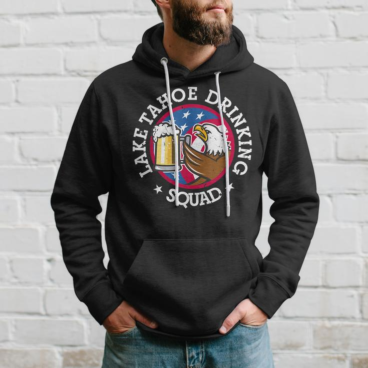 Lake Tahoe Drinking Squad July 4Th Party Costume Beer Lovers Hoodie Gifts for Him