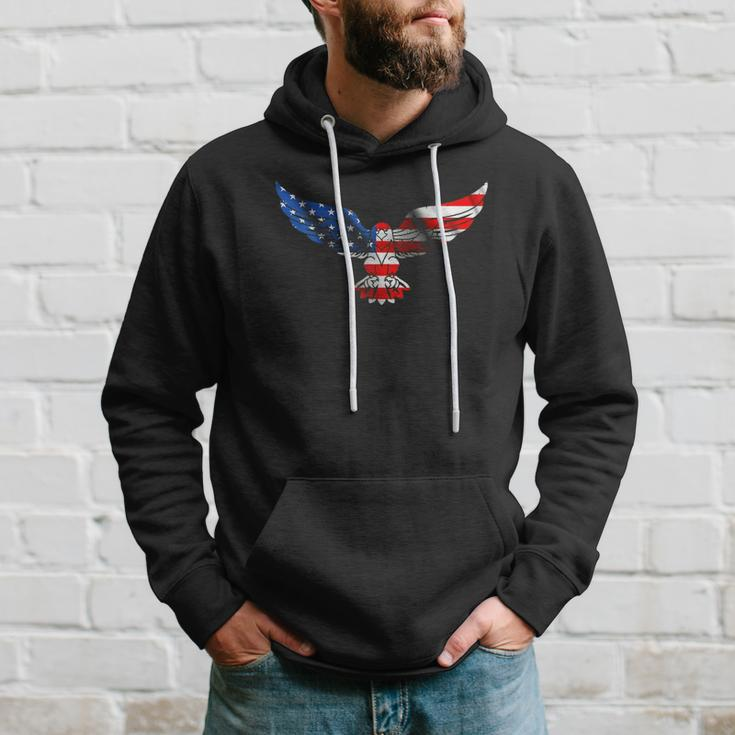Liberty Freedom 4Th Of July Patriotic Us Flag Bald Eagle Hoodie Gifts for Him