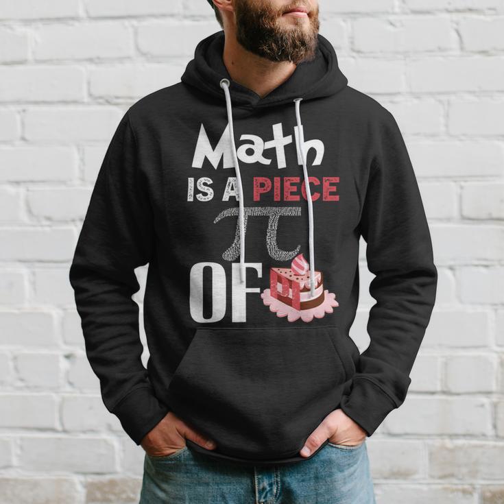 Math Is A Piece Of Pie Funny Pi Day Hoodie Gifts for Him