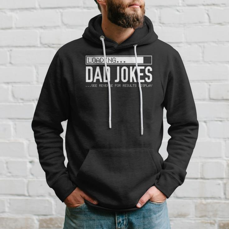 Mens 2 Sided Dad Jokes List On Back Funny Fathers Day Hoodie Gifts for Him