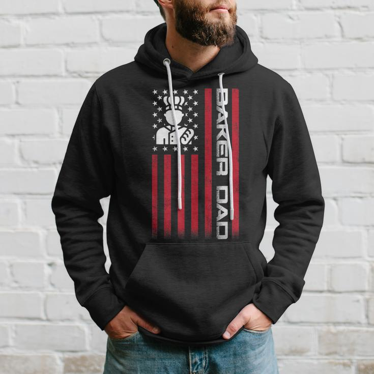 Mens 4Th Of July Us Flag Baker Dad Gift For Fathers Day Hoodie Gifts for Him