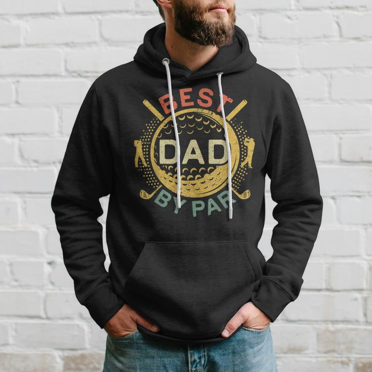 Mens Best Dad By Par Golf Lover Fathers Day Hoodie Gifts for Him