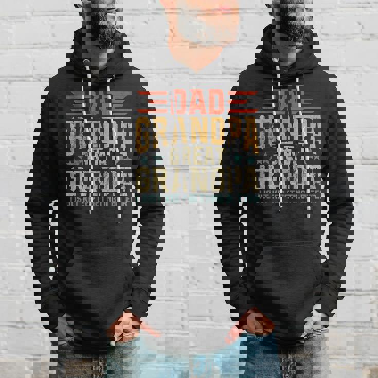 Mens Fathers Day From Grandkids Dad Grandpa Great Grandpa Hoodie Gifts for Him