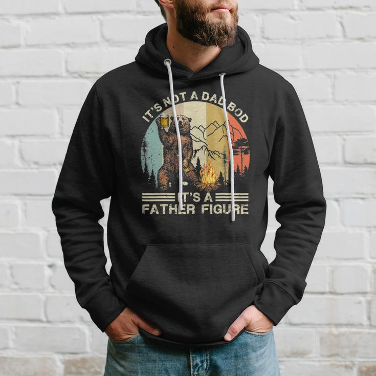 Mens Funny Bear Camping - Its Not A Dad Bod Its A Father Figure Hoodie Gifts for Him