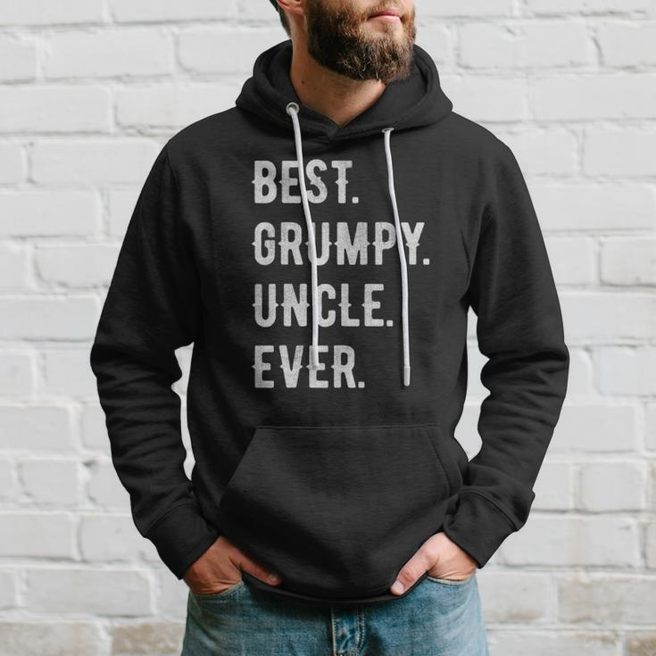 Mens Funny Best Grumpy Uncle Ever Grouchy Uncle Gift Hoodie Gifts for Him