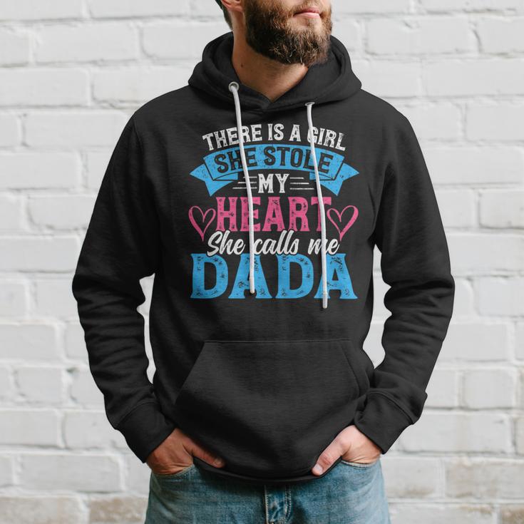 Mens Funny Fathers Day Shirt A Girl She Calls Me Dada Grandpa 7 Shirt Hoodie Gifts for Him